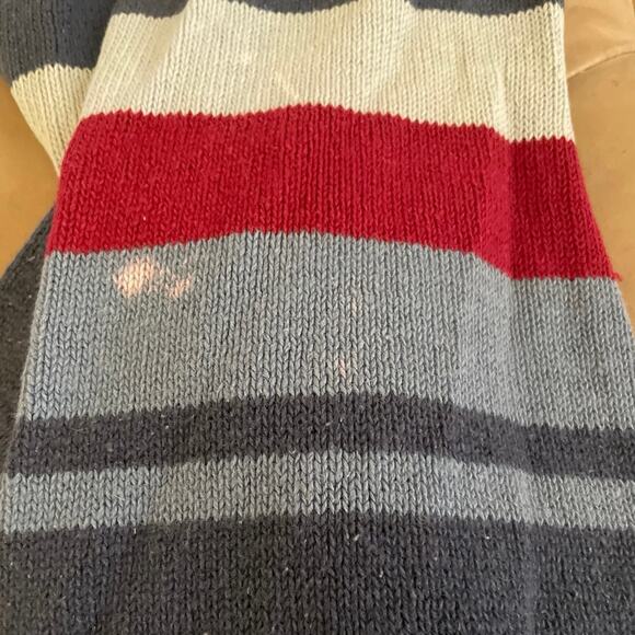 Vintage Faded Glory 14W/16W stripe flare long sleeve Y2K blue white fairycore - Picture 8 of 8